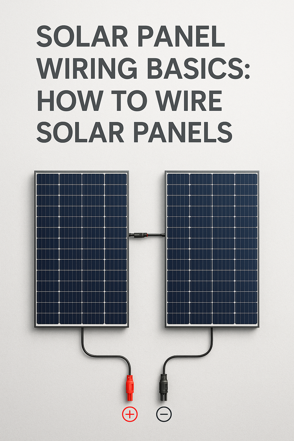 Solar Panel Wiring Basics: How to Wire Solar Panels