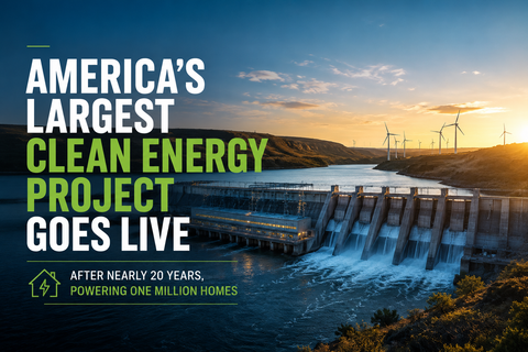 After Nearly 20 Years, America's Biggest Clean Energy Project Is Finally Operational