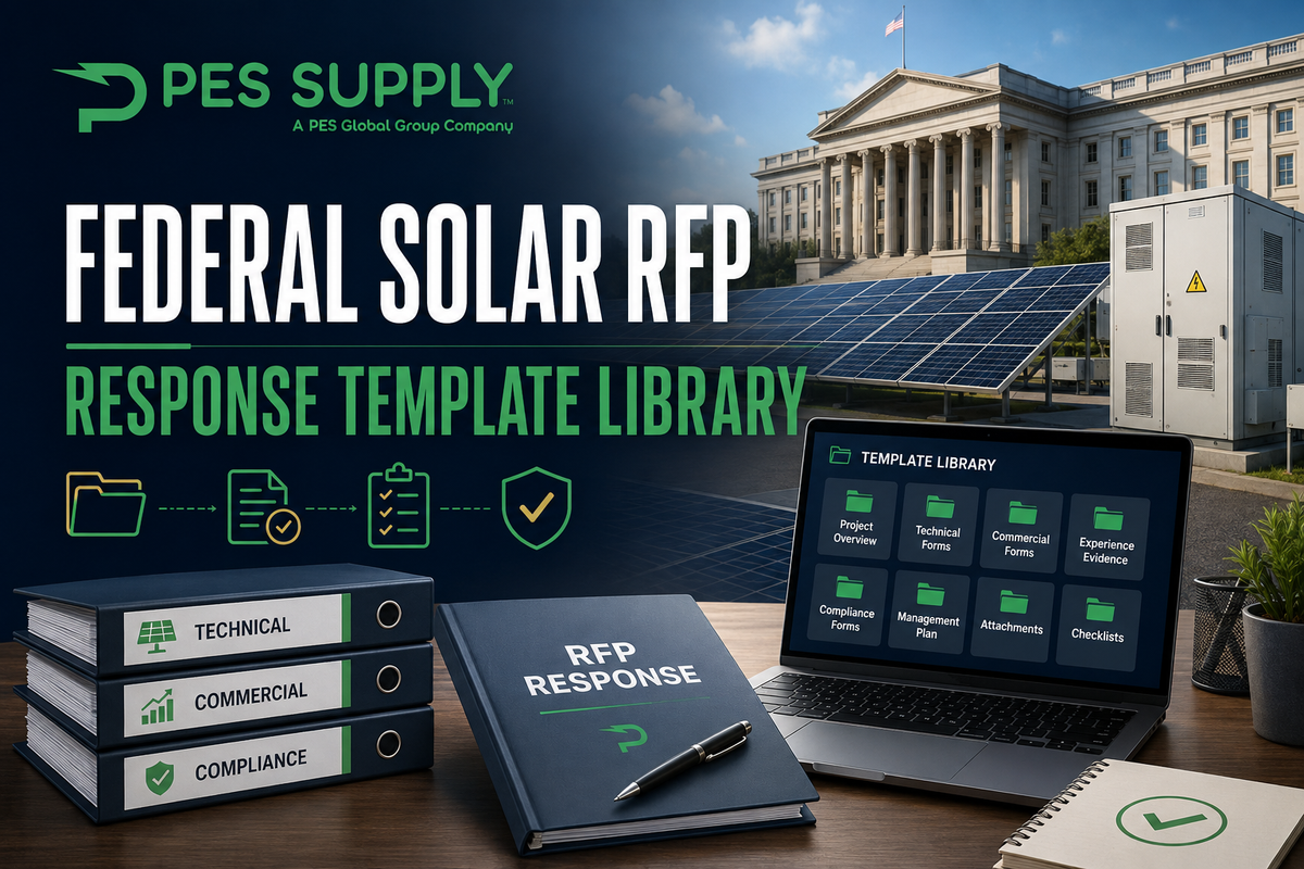 Federal Solar RFP Response Template Library - Section L/M Compliance, Past Performance, and Bid Package Structure