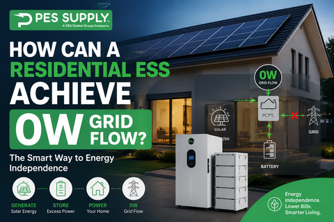How Can a Residential ESS Achieve 0W Grid Flow?