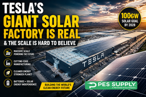 How Tesla Plans to Scale Solar Production to 100GW by 2028
