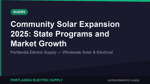 Community Solar Expansion 2025: State Programs and Market Growth