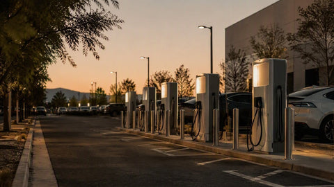 ChargePoint commercial EV charging station — PES Supply brand guide