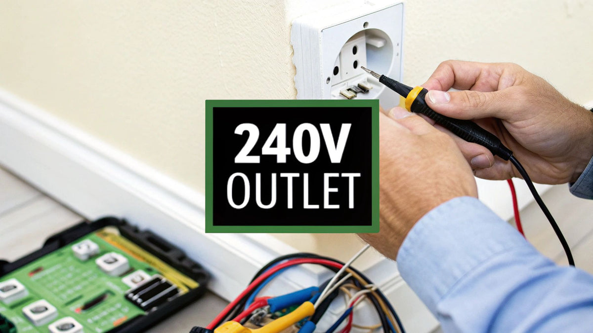 How to Wire a 240V Outlet Safely and Correctly: A Guide for Installers & Homeowners