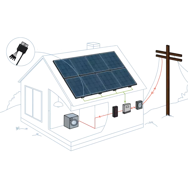 10 kW Roof-Top Grid-Tie System with String Inverter