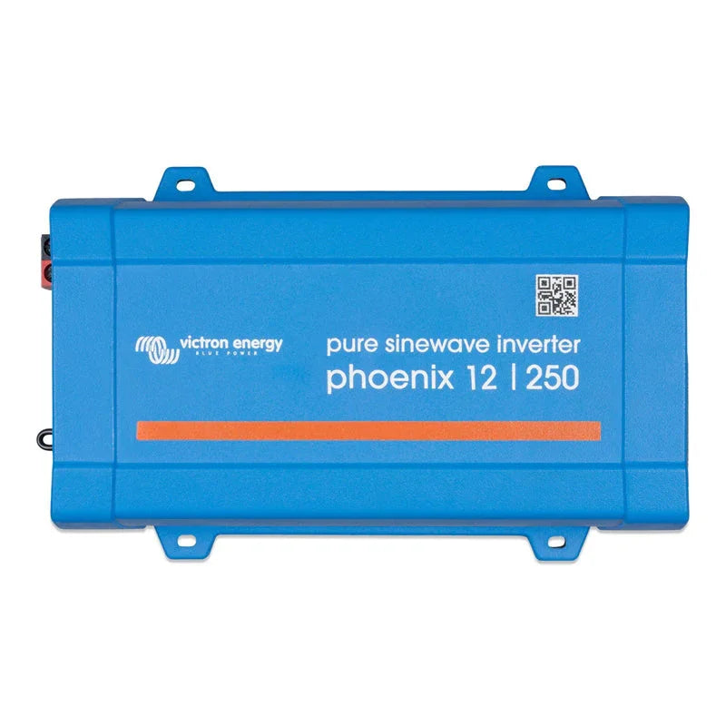 Victron Energy Phoenix 12 250 pure sinewave inverter blue front view