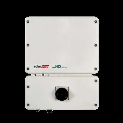 SolarEdge SE11400H HD-Wave inverter front view, white enclosure, clean design