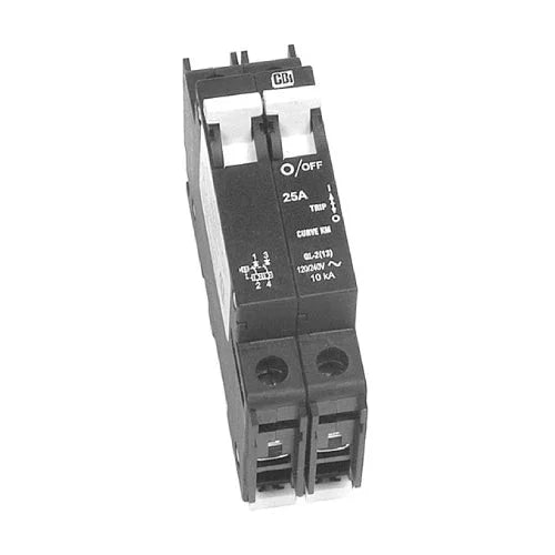 MidNite Solar MNEAC15-2P Circuit Breaker - 15A 120/240VAC 2-Pole DIN Rail Mount