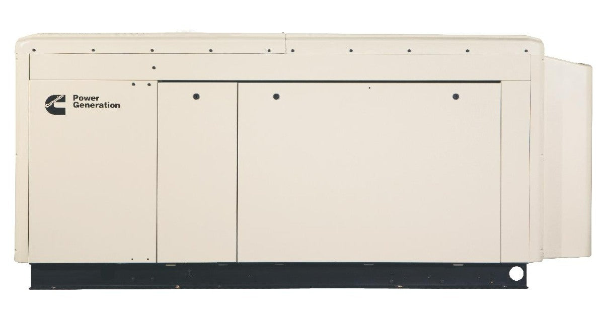 Cummins RS36 - 36kW Quiet Connect Series 120/240V 1 Phase Liquid Cooled Standby Generator - A051Y417
