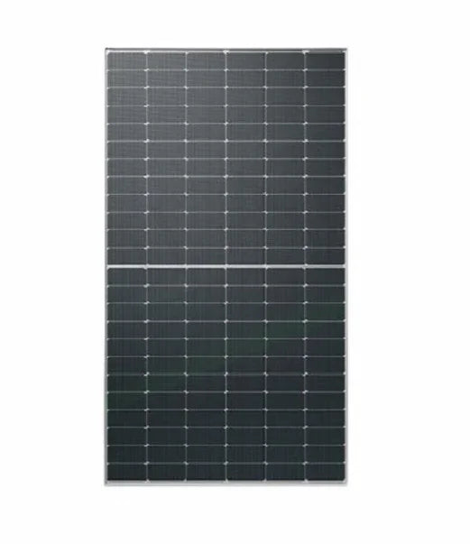 Solar panel with grid pattern on a white background
