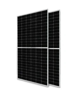 Solar panel on a white background