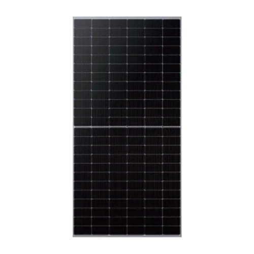 Solar panel with grid pattern on a white background
