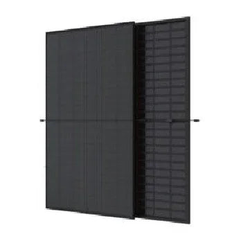 Black metal grid panel on a white background
