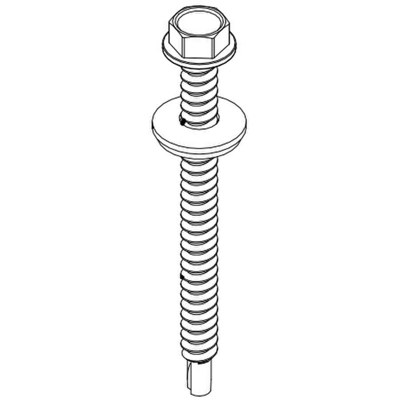Unirac #12-14 x 2.50 Stainless Steel Screw Hardware 1 Piece | 003250W