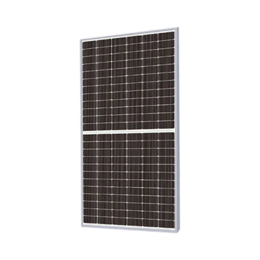 Solar panel on a white background
