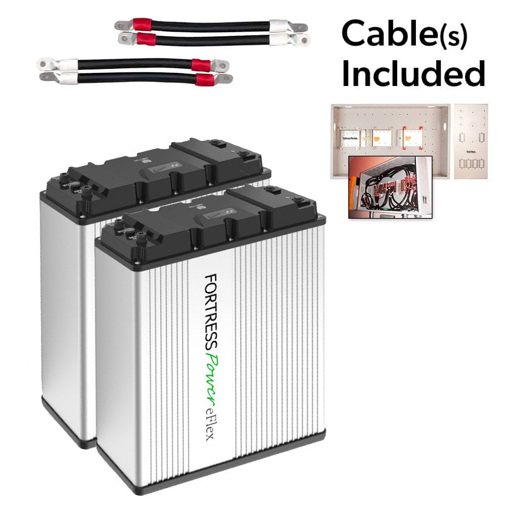 Fortress Power DuraRack, With (4) eFlex 5.4 LFP Batteries