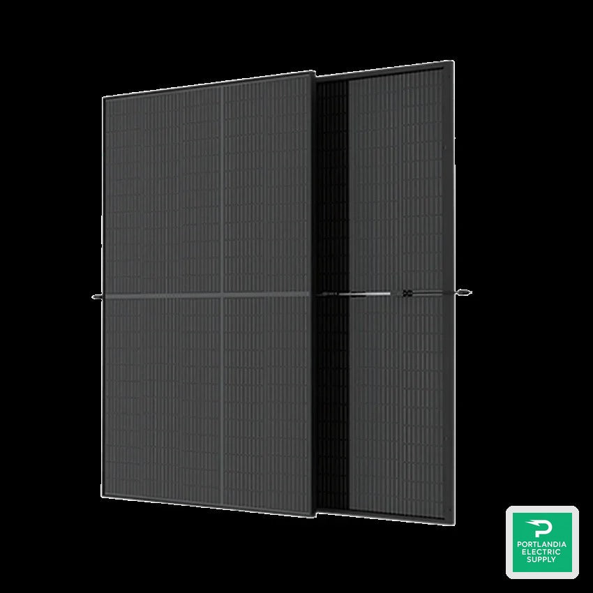 Trina Solar Vertex S Series 385Watt 120 1/2 Cells Bifacial Clear Monocrystalline Solar Panel - TSM-DE09C.07 385W — front view
