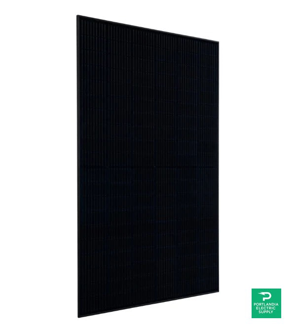 Aptos 440W Black On Black 144 Half-cell Mono Solar Panel - DNA-144-MF26-440W — front view