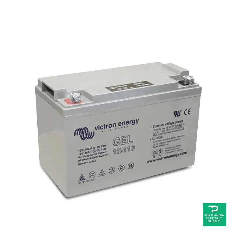Victron 12V/110Ah Gel Deep Cycle Battery - BAT412101104 — front view