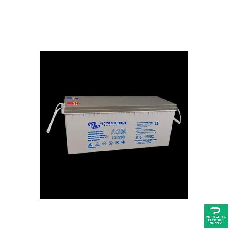 Victron 12V/230Ah AGM Super Cycle Battery (M8) - BAT412123081 — front view