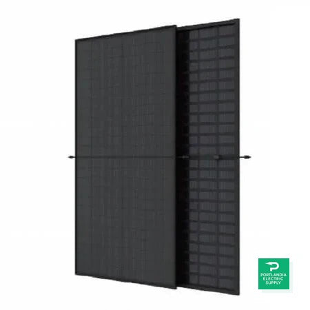 Trina 425W Solar Panel 144 Cell All-Black Bifacial TSM-425-NE09RC05 Clearance — front view