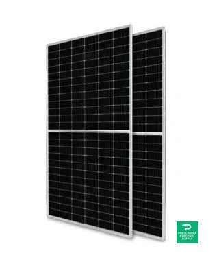JA Solar 550W Solar Panel 144 Cell Bifacial JAM72D30-550/MB — side angle