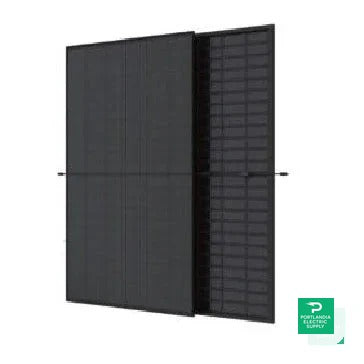 Trina 405W Solar Panel 144 Cells Bifacial TSM-405-NE09RC.05 Commercial 792 panels per Container (Truckload) — side angle