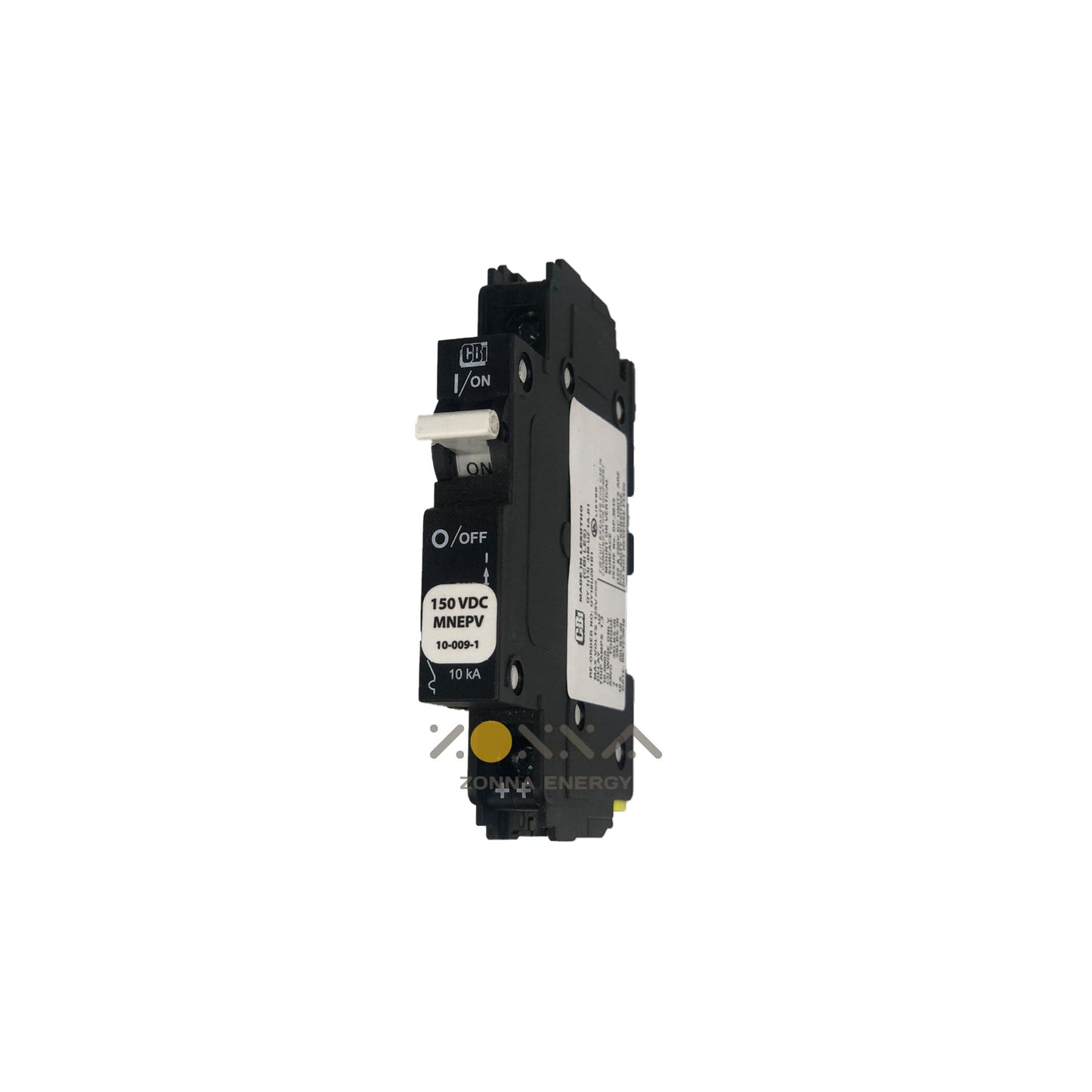 Midnite Solar 15 Amp DIN Rail Breaker 300 VDC 1 - Pole MNEPV15-300-1PP