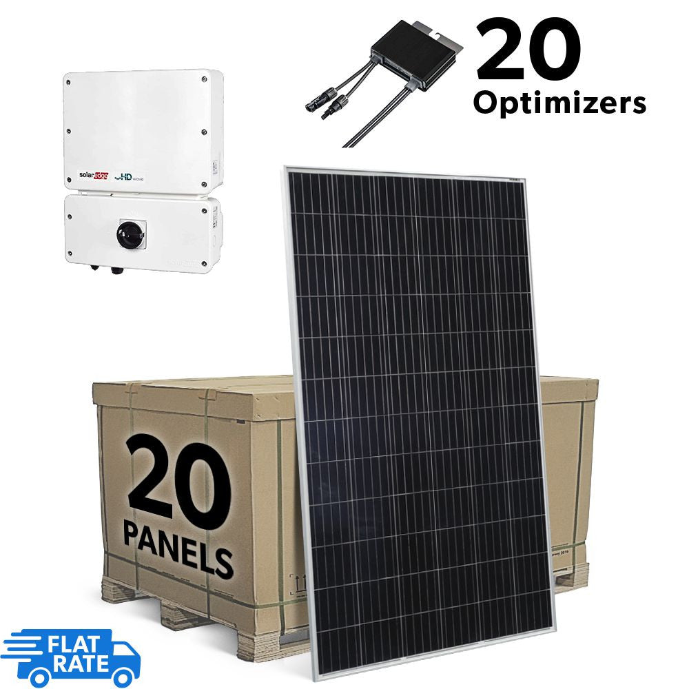 8.3 kW Grid-Tied Solar System with SolarEdge and 20 Astronergy Solar 450 watt Panels
