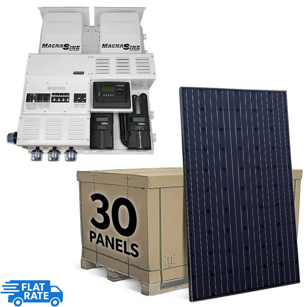 9.6 30-Panel Heliene Off-Grid Solar System