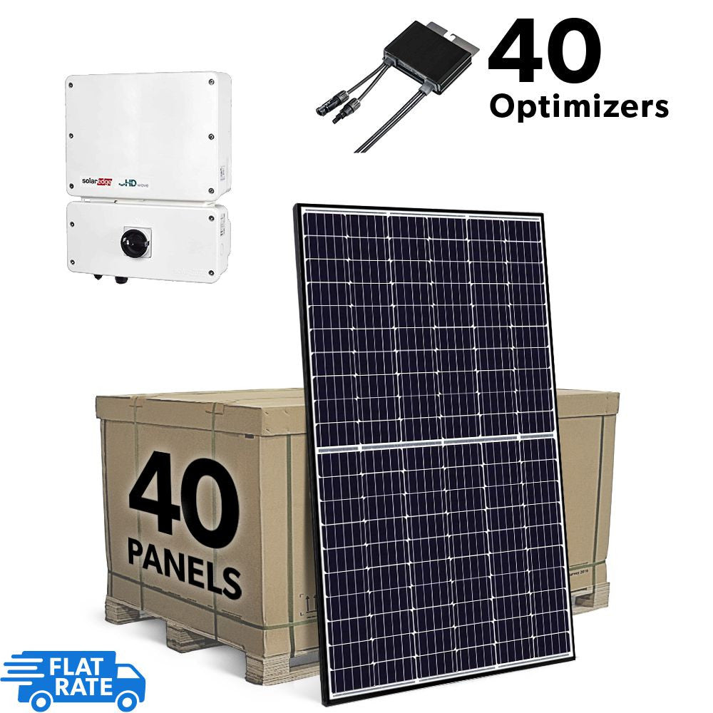 12.6 kW Grid Tied Solar System with SolarEdge and 40 Canadian Solar 315w Panels