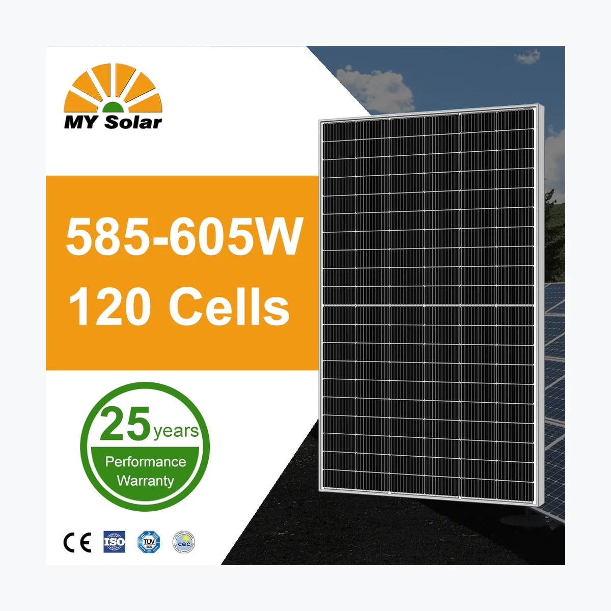 MY Solar MY-M12/120-600W — MY Solar module (ENF-verified)