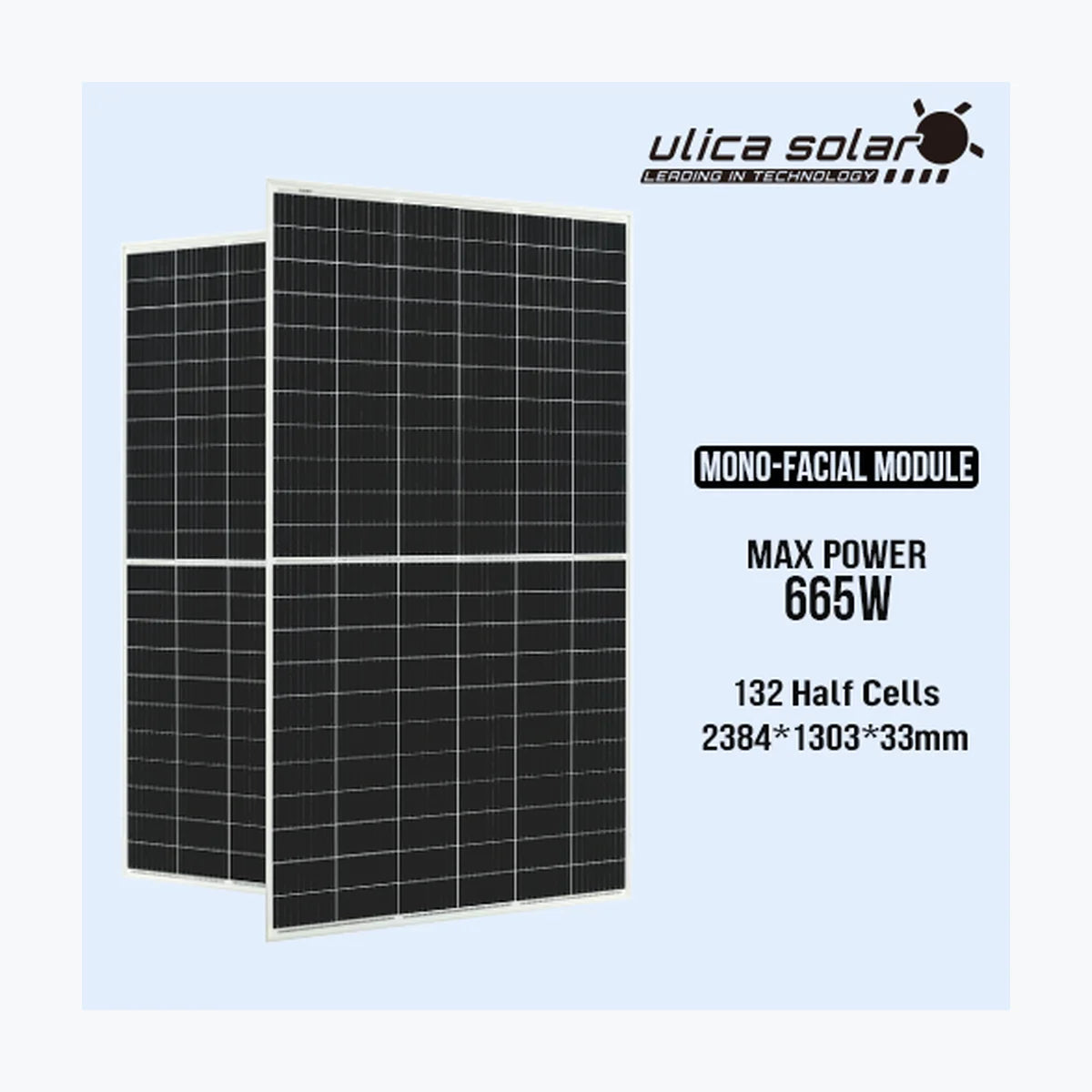 Ulica Solar UL-655M-132HV — Ulica Solar module (ENF-verified)