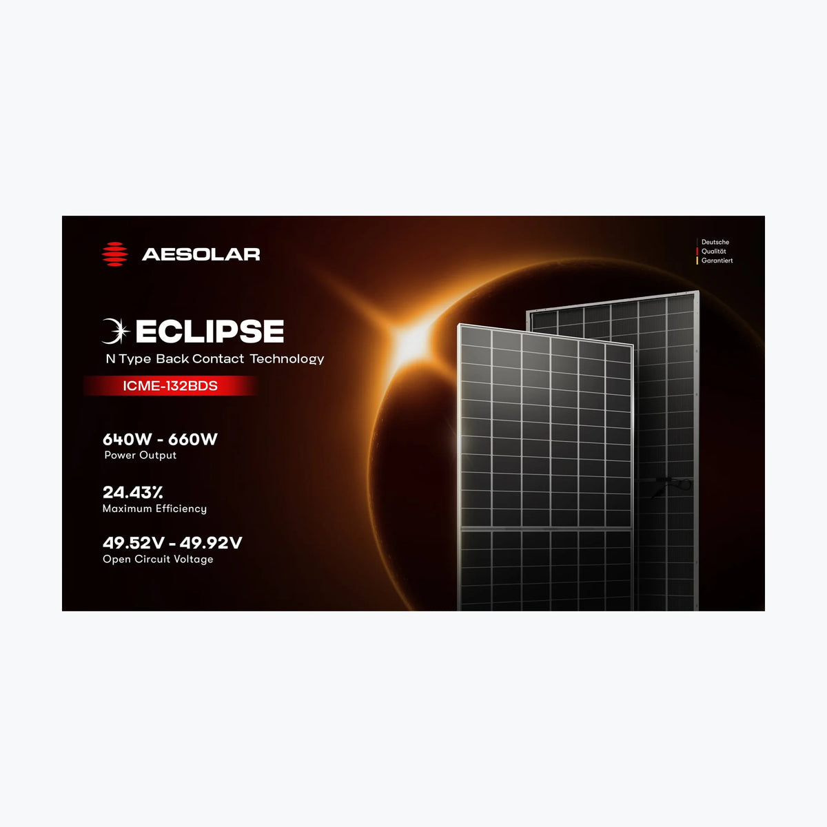 Aesolar AE650 ICME-132BDS — Aesolar module (ENF-verified)