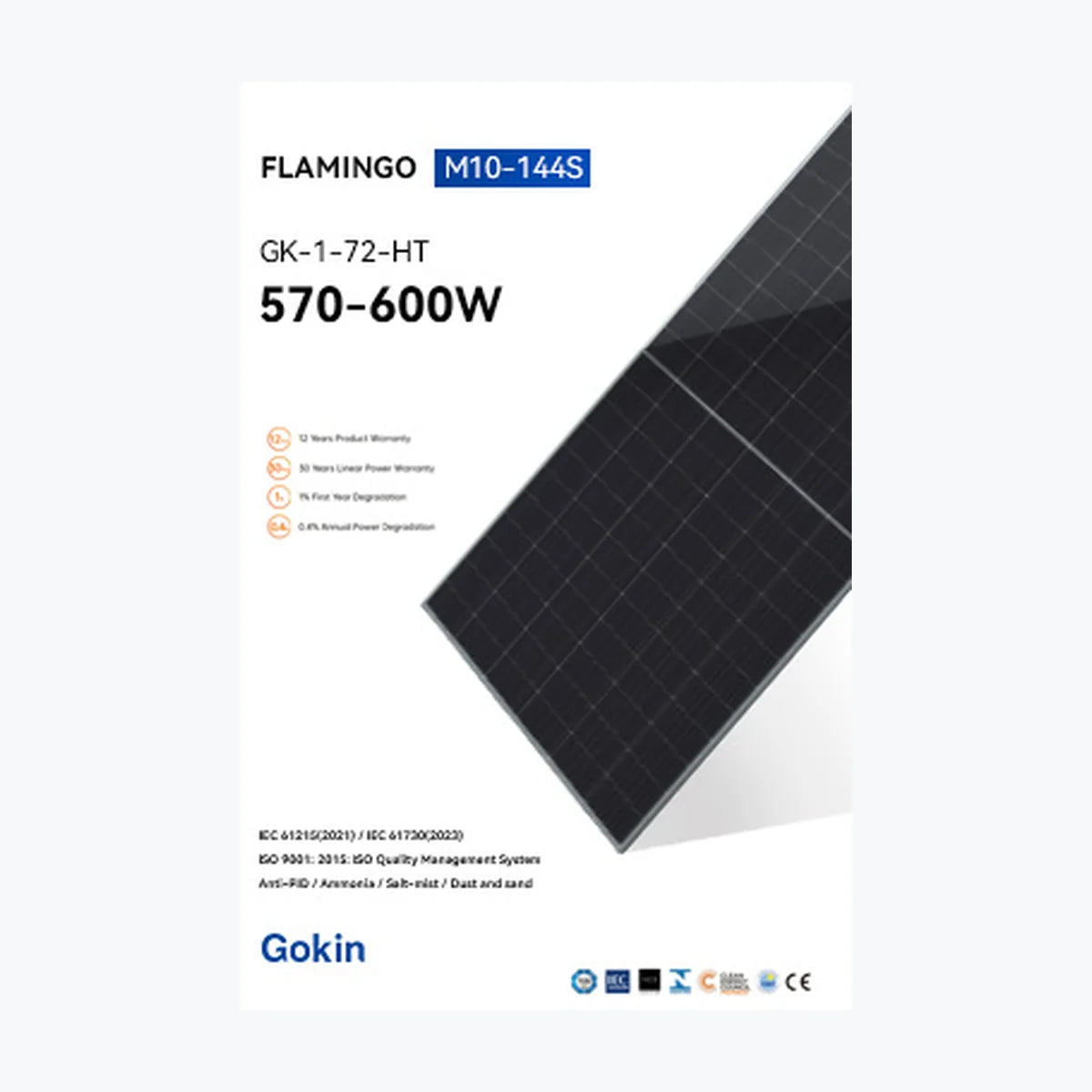 Gokin Solar GK-1-72HT-575M — Gokin Solar module (ENF-verified)