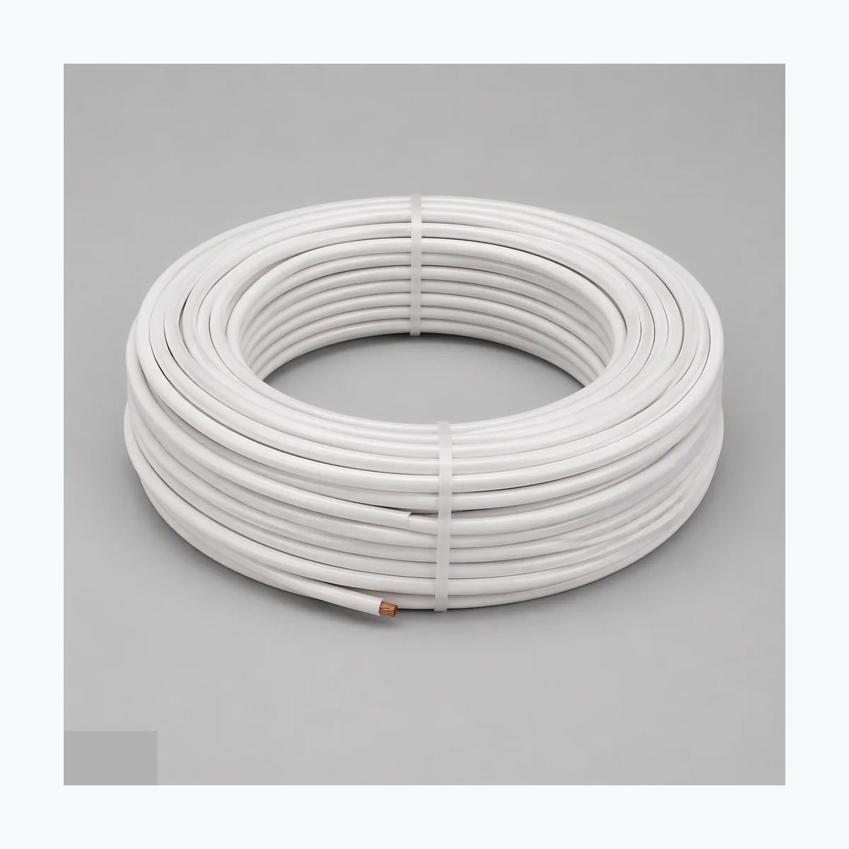 Unknown 100 ft #10 white (neutral) — wire white (type-correct generic render)