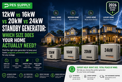 12kW vs 16kW vs 20kW vs 24kW Standby Generator: Which Size Does Your Home Actually Need?