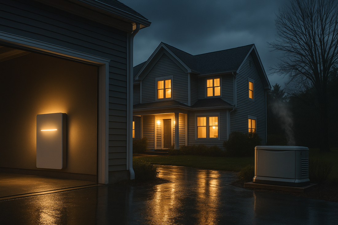 Home Battery Backup vs. Generator: Power Compared