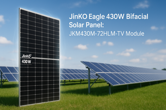 Jinko Eagle 430W Bifacial Solar Panel