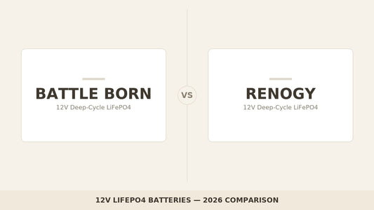 Battle Born vs Renogy 2026: 12V LiFePO4 Batteries Compared