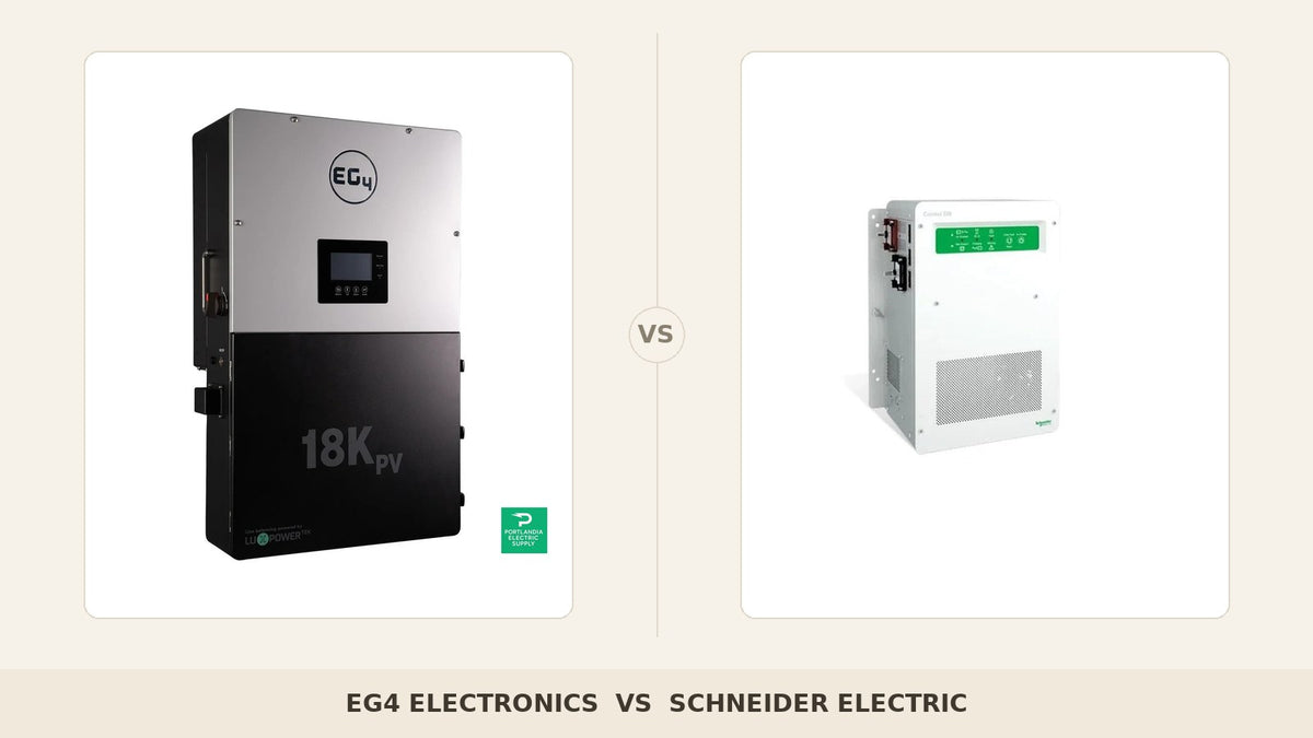 EG4 vs Schneider Electric 2026: Value Hybrid vs Premium Off-Grid Inverter