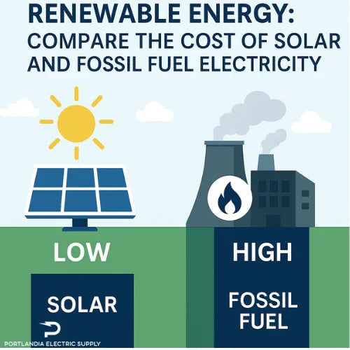 Renewable Energy: Compare the Cost of Solar and Fossil Fuel Electricity