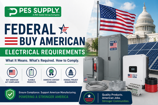Federal Contractor Buy-American Electrical Requirements - FAR 52.225 Compliance for Electrical, Solar, and Grid Equipment