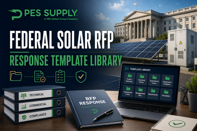 Federal Solar RFP Response Template Library - Section L/M Compliance, Past Performance, and Bid Package Structure