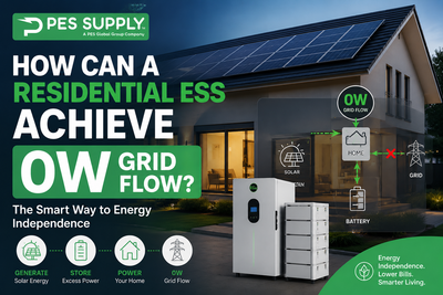 How Can a Residential ESS Achieve 0W Grid Flow?
