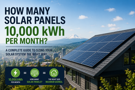 Solar Panels for 10,000 kWh/Month: 2026 Sizing Guide