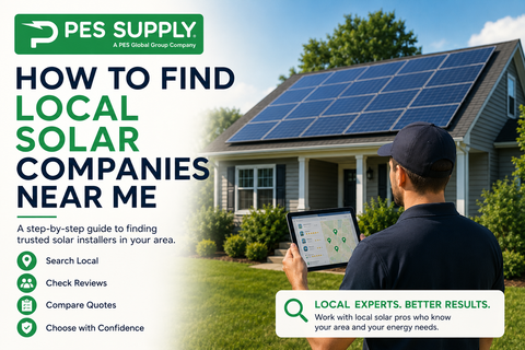 How to Find Local Solar Companies Near Me