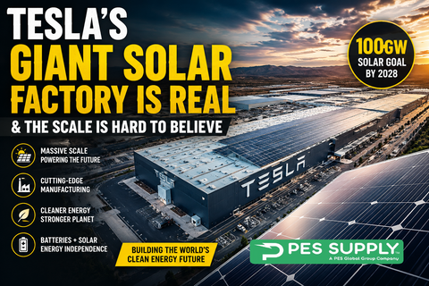 How Tesla Plans to Scale Solar Production to 100GW by 2028