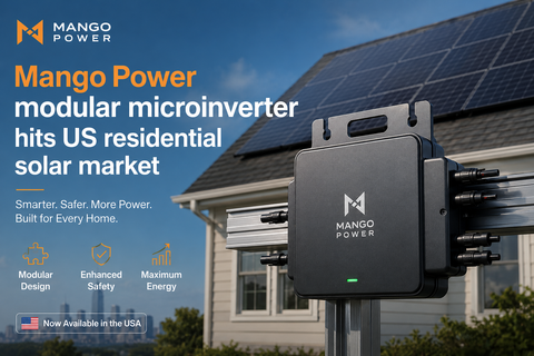 Mango Power modular microinverter hits US residential solar market