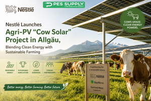 Nestlé Launches Agri-PV “Cow Solar” Project in Allgäu, Blending Clean Energy with Sustainable Farming